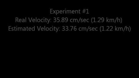 Speed estimation of an unknown moving target with optical flow