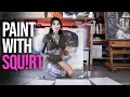 squirt on canvas with me! #squirt #squirting #tutorial #tutorials #educational #art #artist