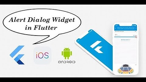 Alert Dialog in Flutter : #18