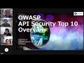 OWASP Sendai Meeting #42 - "OWASP API Security Top 10 Overview" / 山本誠樹