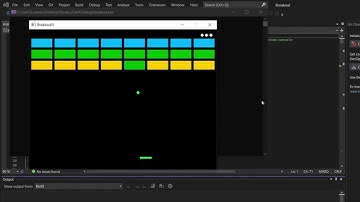 Breakout game clone made with C (my first coding exercise)