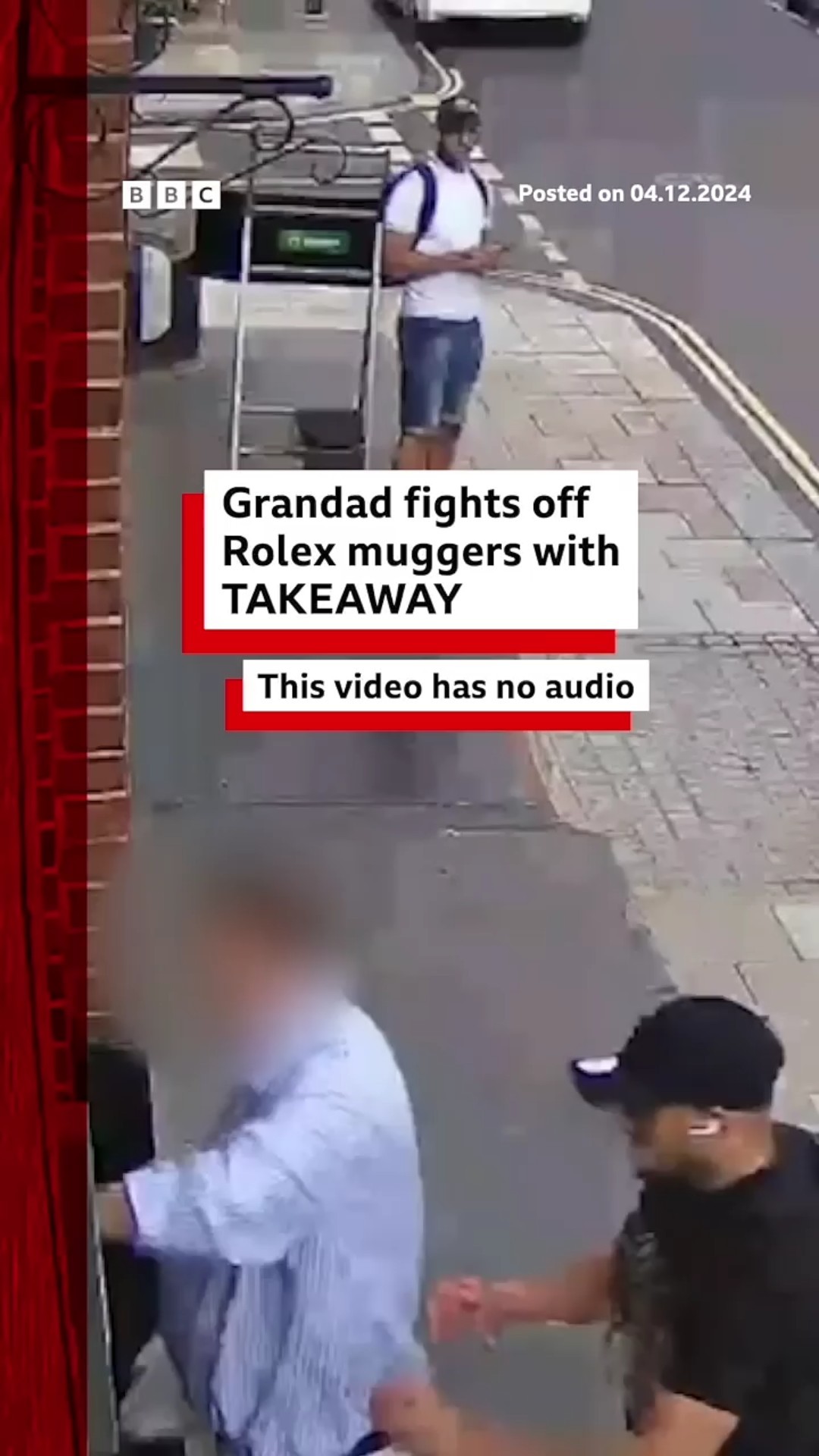 Grandad fights off Rolex muggers with takeaway. #Rolex #London #BBCNews