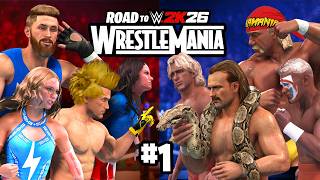 Road to WrestleMania in WWE2k26 Part 1: K-CITY vs the Golden Era screenshot 1