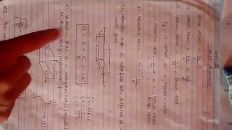 Elastic Constants Formulae