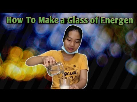 PROCEDURE TEXT: HOW TO MAKE A GLASS OF ENERGEN