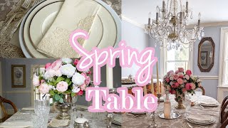 Spring Tablescape: Grandmillennial Style Decorate With Me