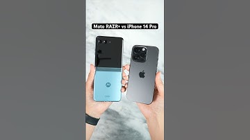 Motorola RAZR+ vs iPhone 14 Pro Camera Comparison