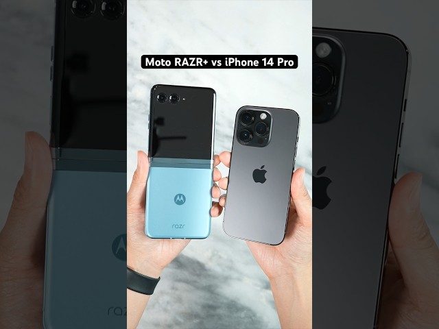 Motorola RAZR+ vs iPhone 14 Pro Camera Comparison