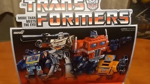 Super 7 Reaction Transformers blind boxes