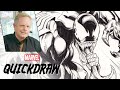 Mark bagley draws spiderman  venom  marvel quickdraw