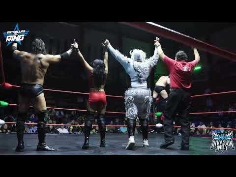 Daga, Calibus, Airam y Yetty vs Tony Cirio Jr, Olmeca, Golden Power y Chamaco Dávila ARENA NEZA