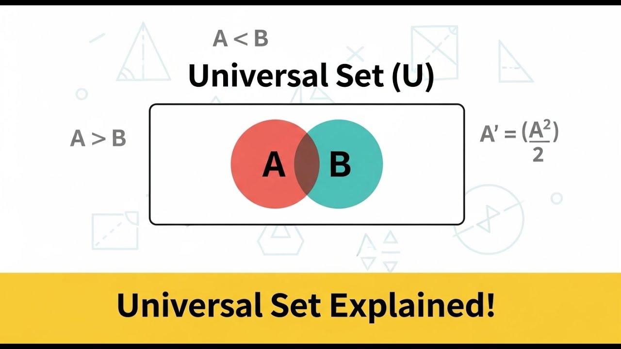 Universal Sets Explained | Learn in 5 Minutes! - YouTube