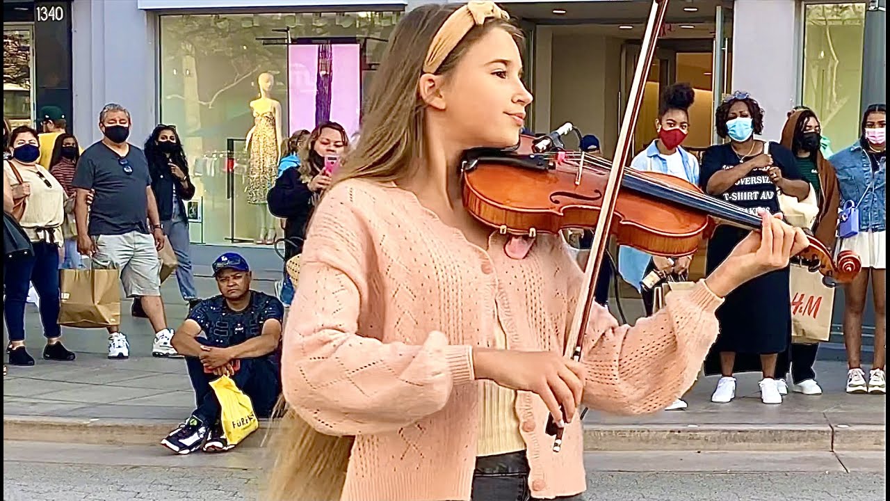 How BEAUTIFUL is she playing violin | 7 years - Lukas Graham | Cover by Karolina Protsenko