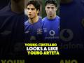 Young Cristiano looks a like young Arteta #cristianoronaldo #cristiano #arteta