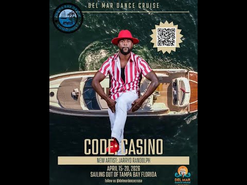 Jarryd Randolph of Casino Revo Dance is on Del Mar Dance Cruise April 2026