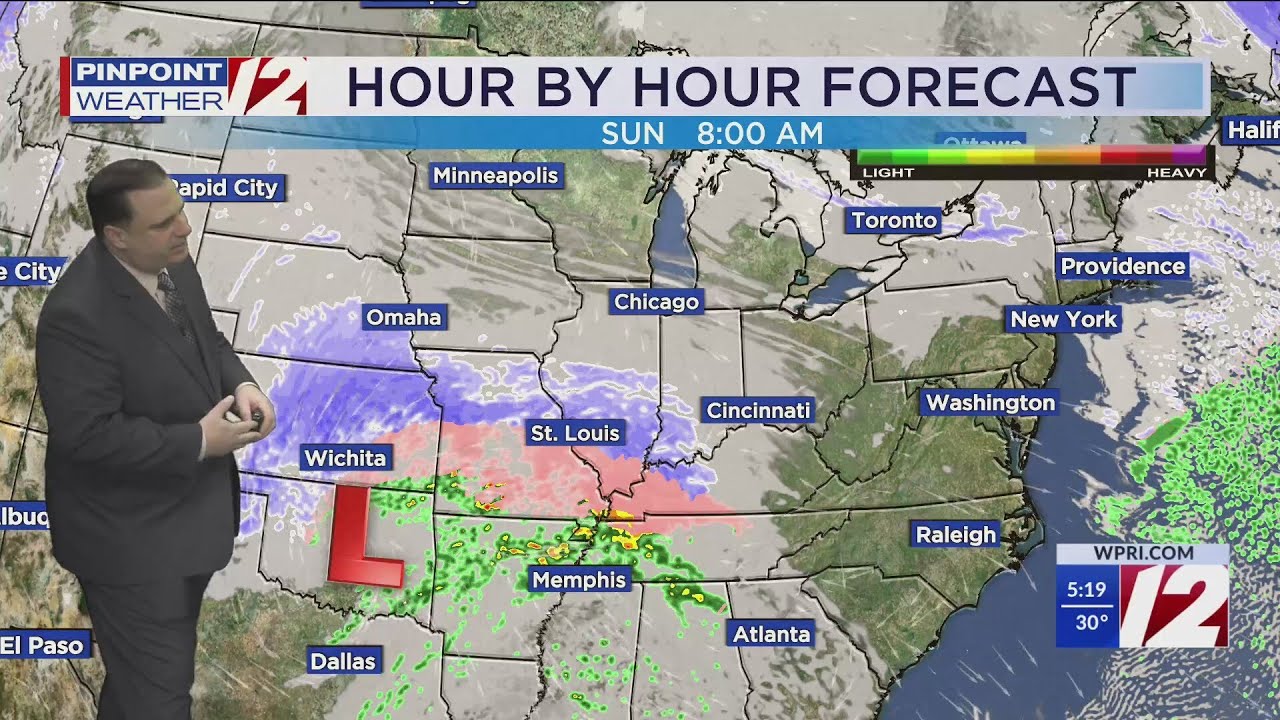WPRI 12 Weather Forecast for 1/3/25: Gusty and cold today; cold and dry ...