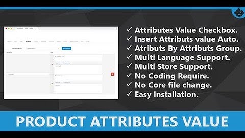 Product Attribute Value Auto Insert For Opencart By Sainent