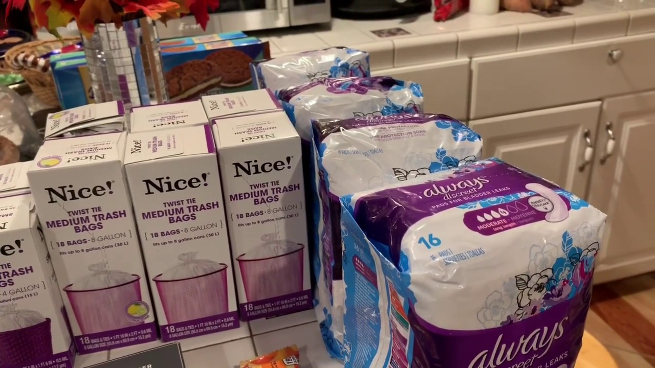 Walgreens Haul OMG...Garbage Bags Just .93 YouTube