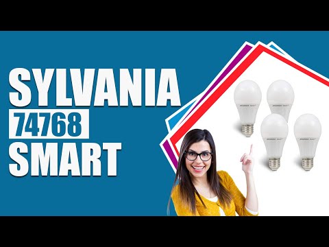 SmartThings and Wink Soft White Works with  Alexa 10 Year 4 Pack On//Off//On//Off//Dim LED Light Bulb 60W Equivalent A19 Formerly LIGHTIFY SYLVANIA 74768 Smart 4 Piece
