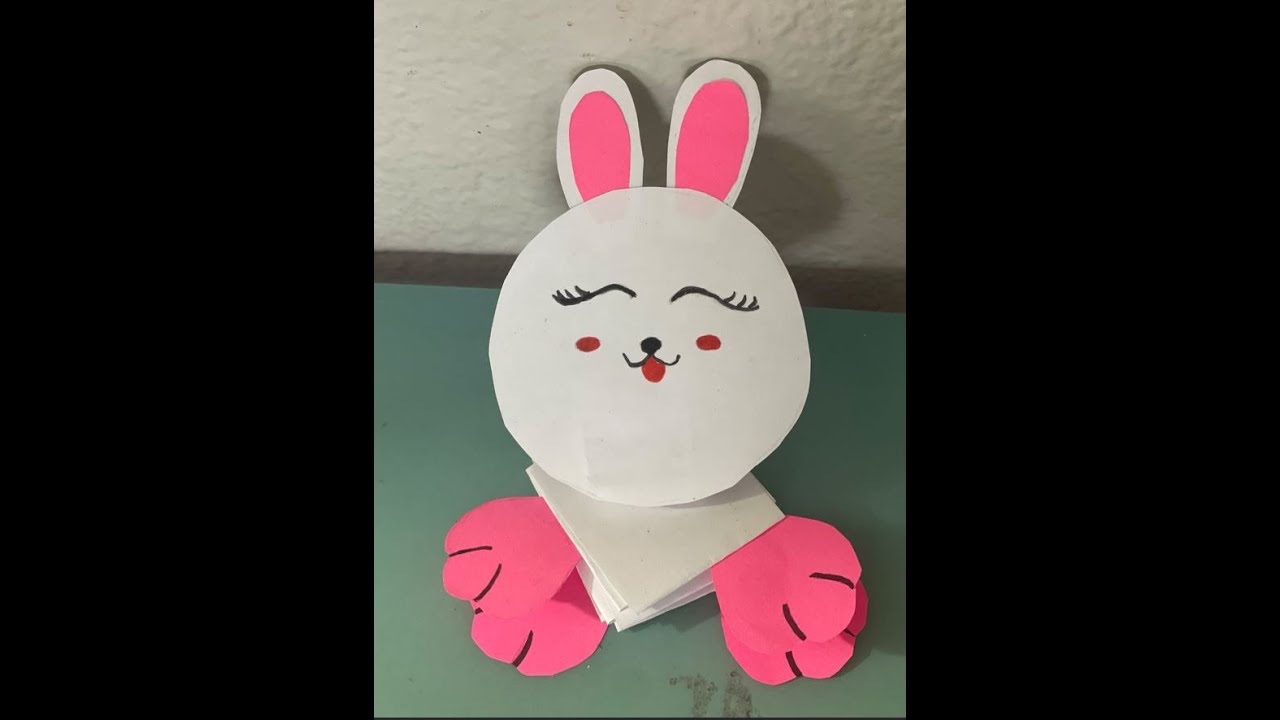 EASTER BUNNY CRAFT! Moving Rabbit Craft! How to make EASTER Bunny? # ...