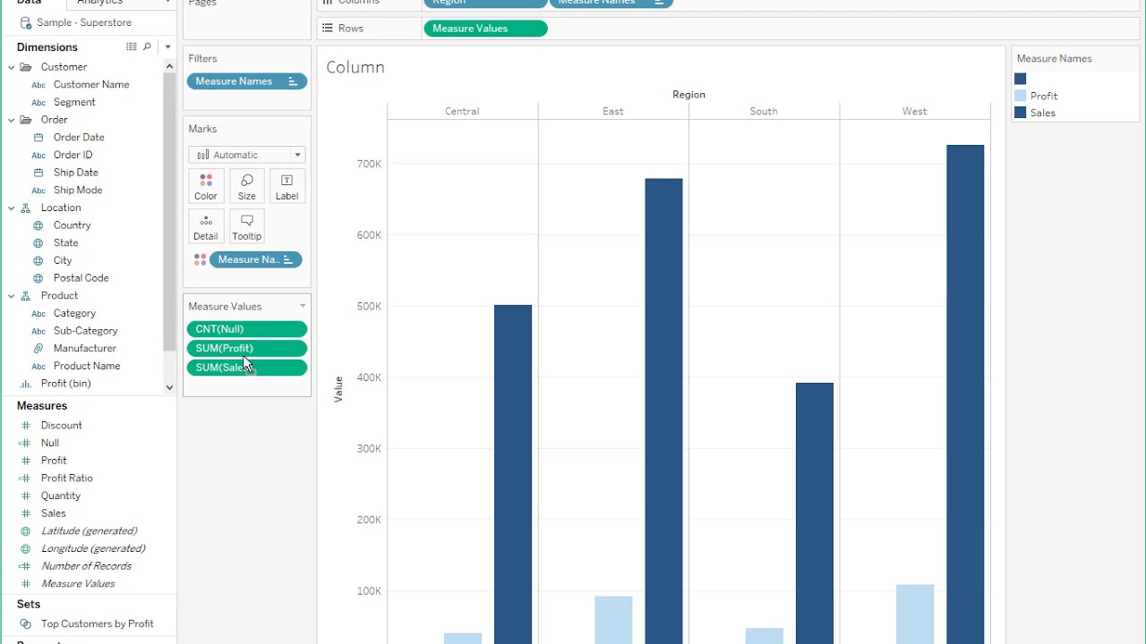 Tableau Bar Chart Spacing