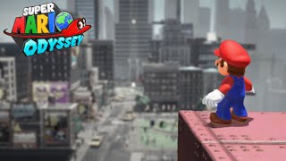 Super Mario Odyssey But I Can't See ANYTHING