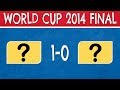 Qui a atteint la finale de la coupe du monde  partie 1  quiz de football