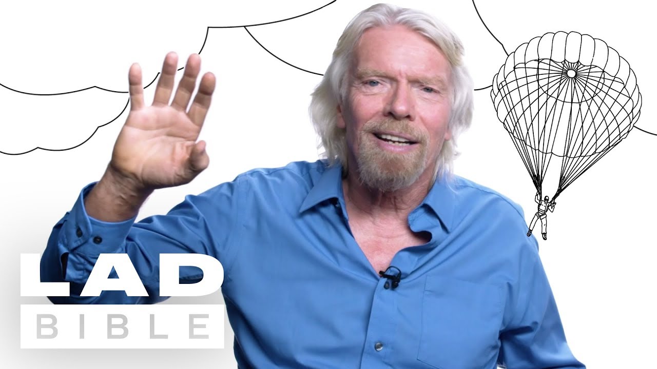 Extreme Stories Richard Branson On His Near Death Experience Skydiving