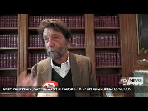 'SOSTITUZIONE ETNICA', CACCIARI: «AFFERMAZIONE GRAVISSIMA PER UN MINISTRO» | 20/04/2023