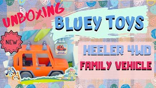 Unboxing Bluey 4WD Car: Heeler 4WD Family Vehicle | Brand New Bluey Toy Sets