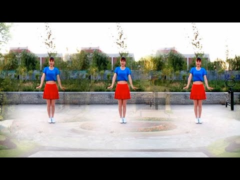 入門16步廣場舞《真心愛你》簡單易學好聽好看！ 【紅豆廣場舞】