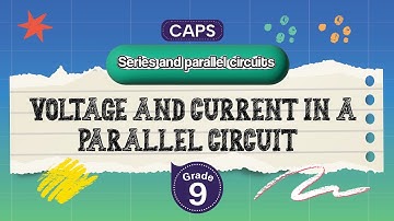[GRADE 9] Voltage and current in a parallel circuit