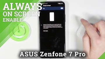 ASUS Zenfone 7 Pro – How to Deactivate Always On Display Feature