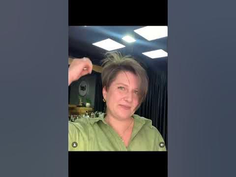 ПИКСИ С ДЛИННОЙ ЧЁЛКОЙ ПОСЛЕ 45 ЛЕТ/PIXIE WITH LONG BANGS AFTER 45 ...