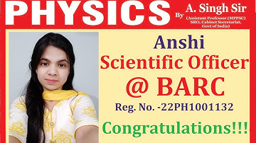Episode-1 Mock session(Anshi)-Scientific officer-BARC