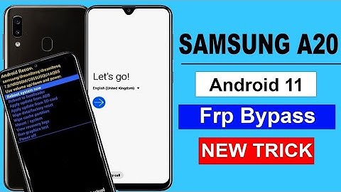 Samsung A20 Frp Bypass | Google Account Remove Android 11 | With PC - One Click 100%