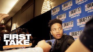 Stephen A. Smith Says Markelle Fultz Deserves No. 1 Pick | First Take | June 22, 2017