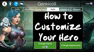 Gems of War Tiny Tutorial: How to Customize Your Hero