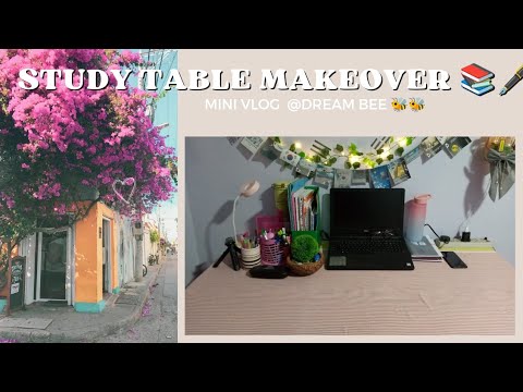 Study Table Vlog Study table makeover 📚🖋️ | Study vlog 📓📄| @Tharu963 Vlog 03 - YouTube