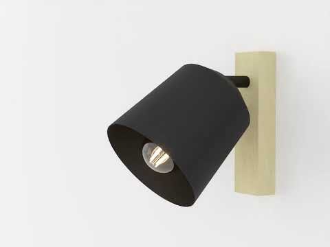 Eglo 900434 Spotleuchte COTORRO E27 1X25W braun, schwarz L:14.5cm H:22cm dimmbar