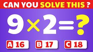 35 Math Riddles to Test Your Brain Power | Easy to Impossible #maths #quiz