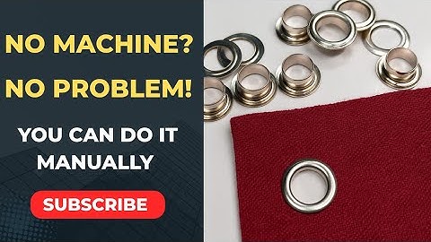  How to Fix Eyelets Without a Machine | Easy DIY Sewing Tutorial