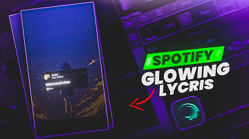 Instagram Trending Spotify Lyrics With Raindrop Effect on Andriod | Alight Motion