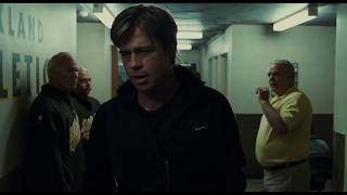 Moneyball/Best scene/Brad Pitt/Billy Beane/Chris Pratt/Scott Hatteberg/Philip Seymour Hoffman