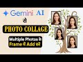 Gemini AI से  Photos को Collage Frame में Add करे  | Gemini AI Photo Editing Tutorial in Hindi