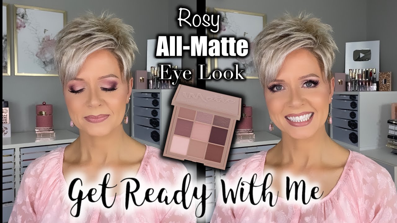 Get Ready With Me ~ Rosy Glam ALL MATTE Eye Look 