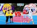 LAKERS vs CLIPPERS BASKETBALL CHALLENGES! ft. 2HYPE