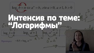 Логарифм. Определение и свойства логарифма. Логарифмическая функция.