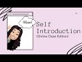 Introduce Yourself in Creative Way | Online Class