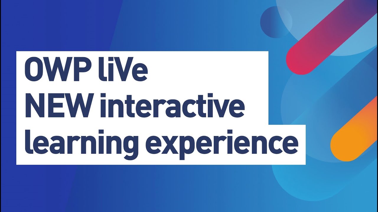 OWP liVe - Teaser - Discover this ALL-NEW Interactive Learning Experience from IMD